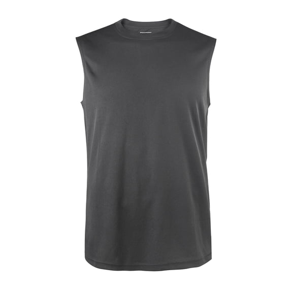 Knocker Men's 3 Pack Performance Muscle Tank Tops Workout Casual Sleeveless T Shirts L, D.Gry Dark Gray