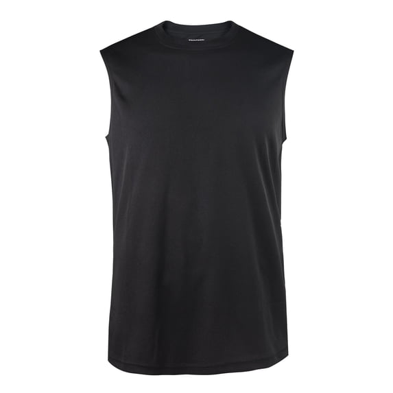 Knocker Men's 3 Pack Performance Muscle Tank Tops Workout Casual Sleeveless T Shirts M, Black