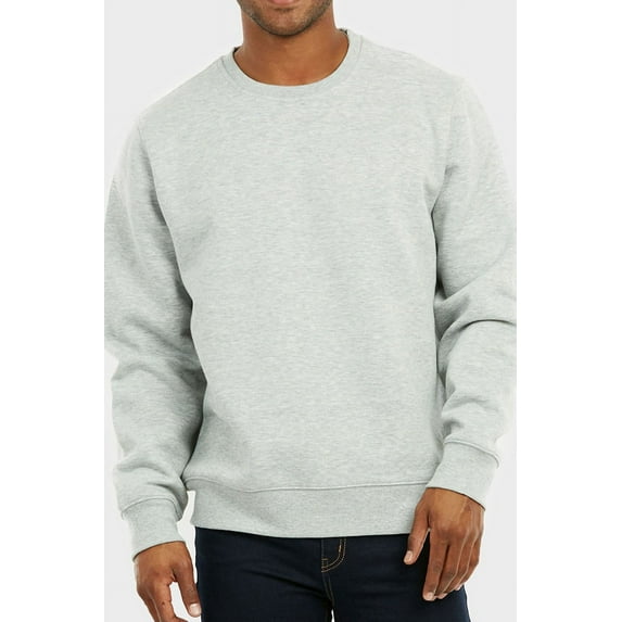 Knocker Men's Crew Neck Heavyweight Cotton Blend Pullover Sweatshirt Top