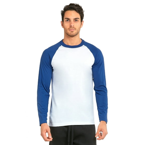 Knocker Men's Long Sleeve Baseball Raglan Shirt