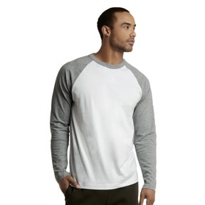 Men's 3/4 Sleeve Casual Raglan Jersey Baseball Tee Shirt (XL, Red/White ...