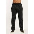 thumbnail image 1 of Knocker Men's Mid-Weight Open Bottom Fleece Lounge Sweatpants with Side Pockets, 1 of 1