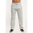 thumbnail image 1 of Knocker Men's Mid-Weight Open Bottom Fleece Lounge Sweatpants with Side Pockets, 1 of 1