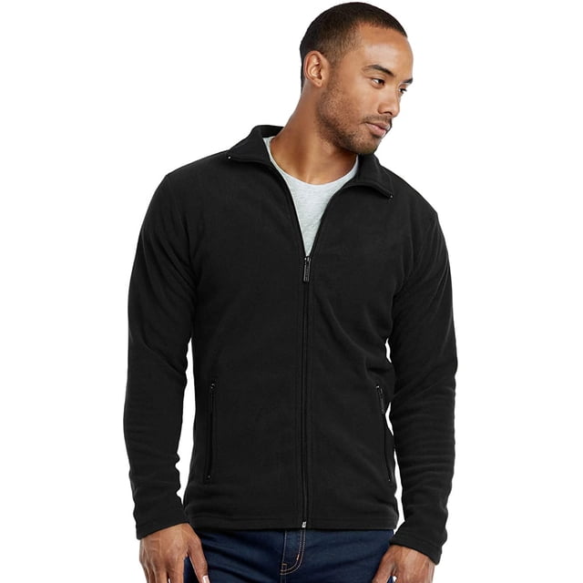 Soft Mens Winter Fleece Zip Up Jacket