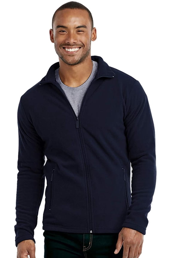 Men's Soft Fleece Full Zip Up Mid-Weight Winter Warm Sweater Jacket