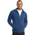 thumbnail image 1 of Knocker Men's Soft Fleece Full Zip Up Mid-Weight Winter Warm Sweater Jacket, 1 of 4