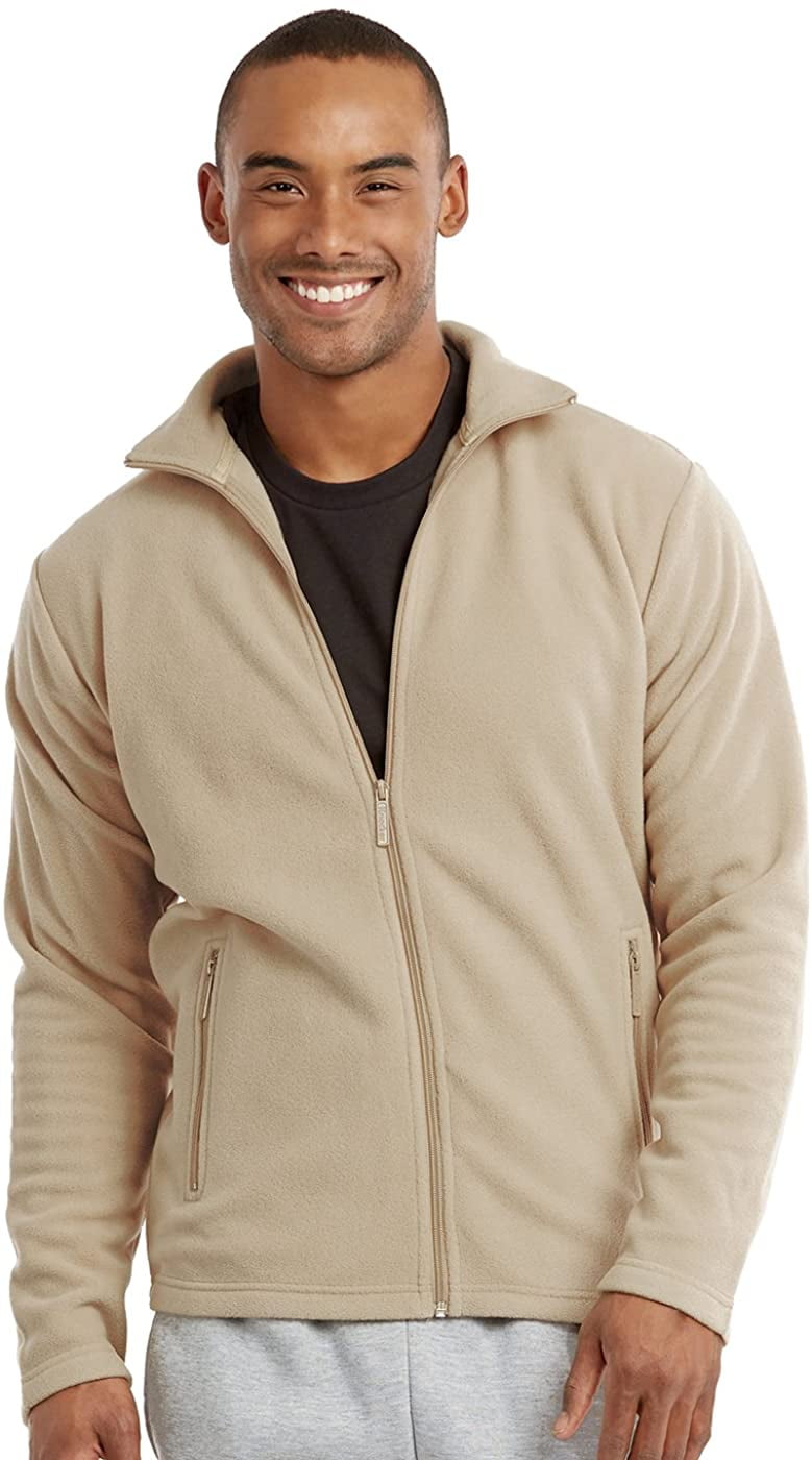 Joe's USA Men's Soft Fleece Full-Zip Hoodie - Comfy Ring-Spun Cotton, Sizes XS To 4XL