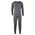 thumbnail image 1 of Knocker Men's Soft Fleece Warm Base Thermal Top & Bottom Underwear Longewear Layer set, 1 of 3