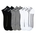 thumbnail image 1 of Knocker U.S.A. Band Printed Low Cut Spandex Casual Socks, 1 of 1