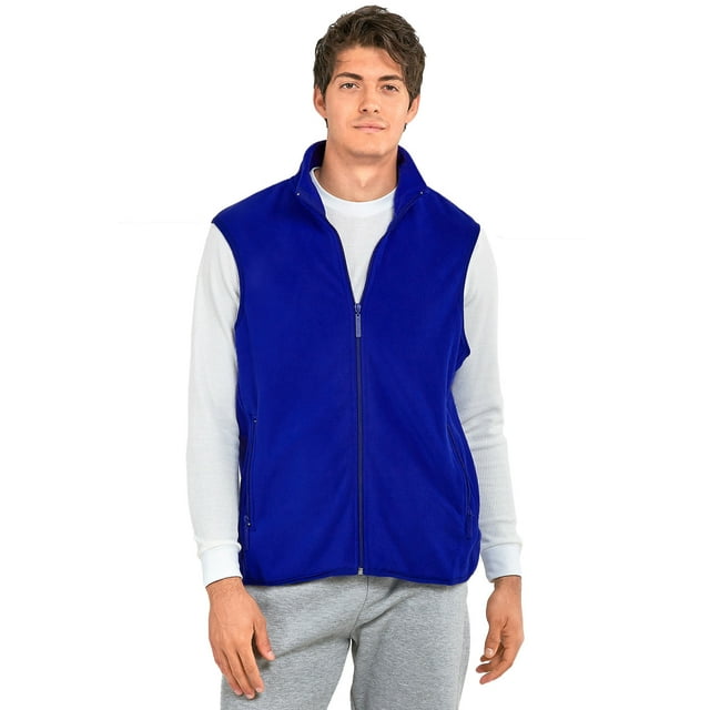 Knocker's Men's Outdoor Sleeveless Polar Soft Fleece FullZip Up