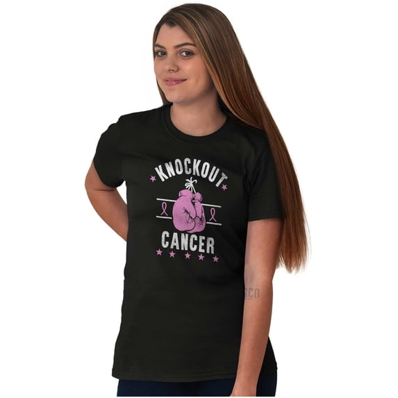 Knockout Breast Cancer Women's Graphic T Shirt Tees Brisco Brands X