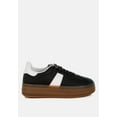 thumbnail image 1 of Knockout Faux Leather Lace-Up Sneakers, 1 of 10