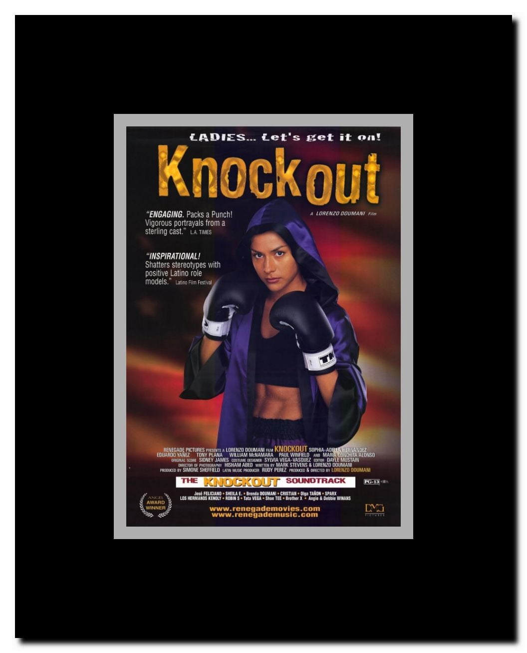 Knockout Framed Movie Poster