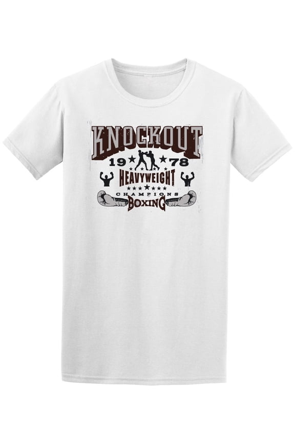 Knockout Heavyweight Boxing T-Shirt Men -Image by Shutterstock, Male x-Large