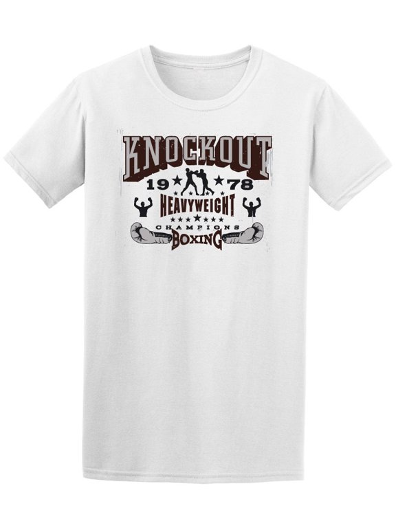 Knockout Heavyweight Boxing T-Shirt Men -Image by Shutterstock, Male x-Large