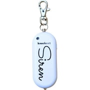 Knockout Siren - Marble - Personal Security Alarm Keychain - Rechargeable - Easy to Use - Super Loud - 130 DB - LED Flashlight - Emergency Safety Alarm for Adults- TSA Approved