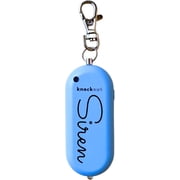 Knockout Siren - Periwinkle - Personal Security Alarm Keychain - Rechargeable - Easy to Use - Super Loud,130 DB, LED Flashlight, Emergency Safety Alarm for Adults - TSA Approved