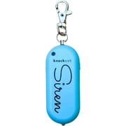 Knockout Siren - Teal - Personal Security Alarm Keychain - Rechargeable - Easy to Use - Super Loud - 130 DB - LED Flashlight - Emergency Safety Alarm for Women, Men, Children, Elderly - TSA Approved