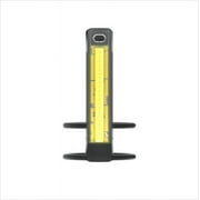 Knog Plus LED Light Front Black - Includes Bike Mount + Bag/Clothing Clip