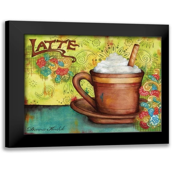 Knold, Donna 14x12 Black Modern Framed Museum Art Print Titled - Spring Latte