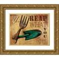 thumbnail image 1 of Knold, Donna 14x12 Gold Ornate Wood Framed with Double Matting Museum Art Print Titled - Plant a Garden I, 1 of 4
