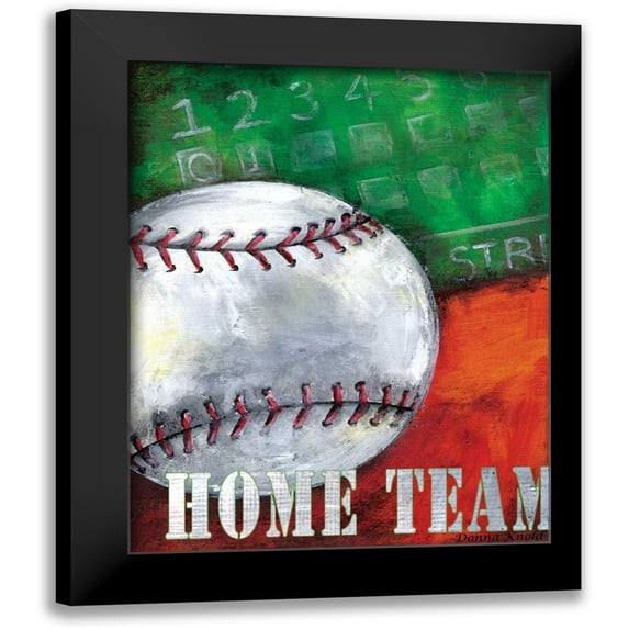 Knold, Donna 20x24 Black Modern Framed Museum Art Print Titled - Baseball