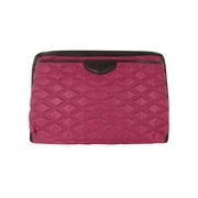 Knomo Fitzrovia Collection Foley Quilted City Tablet Sleeve Bag, Black Cherry
