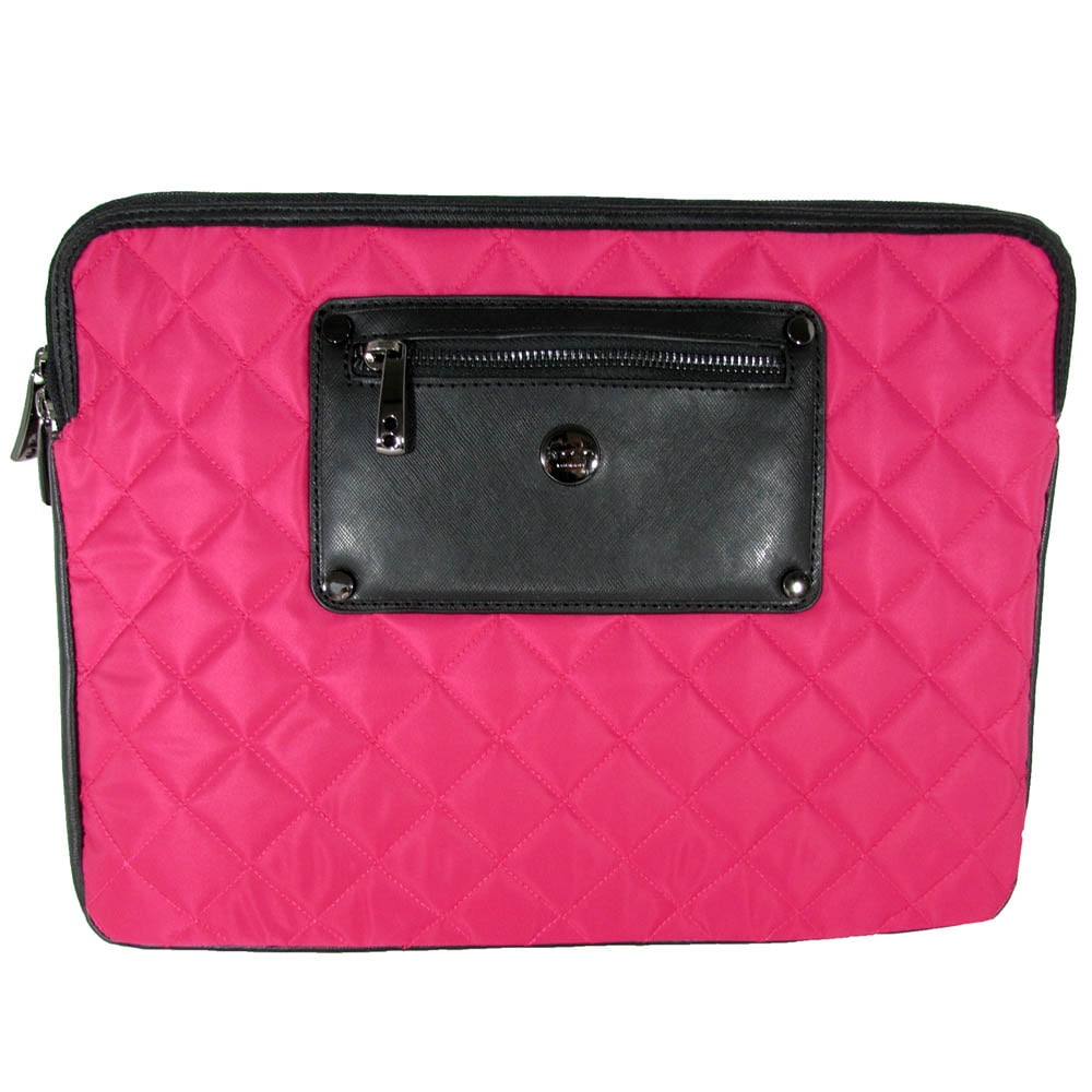 Knomo London Womens Quilted Nylon Laptop Sleeve For 13