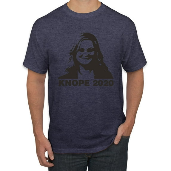 Knope 2020 Parks and Recreation Pop Men's Graphic T-Shirt, Vintage Heather Navy, 5XL