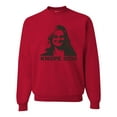 thumbnail image 1 of Knope 2020 Parks and Recreation Pop Unisex Crewneck Graphic Sweatshirt, Red, Large, 1 of 3