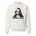 thumbnail image 1 of Knope 2020 Parks and Recreation Pop Unisex Crewneck Graphic Sweatshirt, White, 3XL, 1 of 3