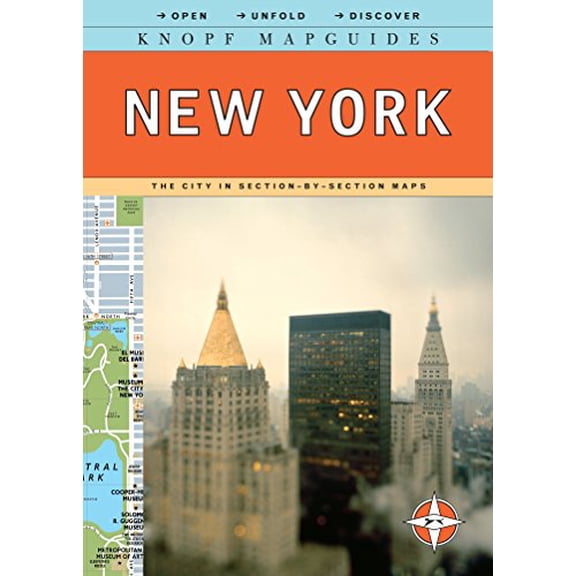 Pre-Owned Knopf Mapguides: New York: The City in Section-By-Section Maps (Paperback) 0307263894 9780307263896