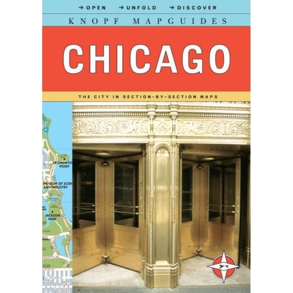 Pre-Owned Knopf Mapguides Chicago: The City in Section-by-section Maps (Knope Mapguides) Paperback