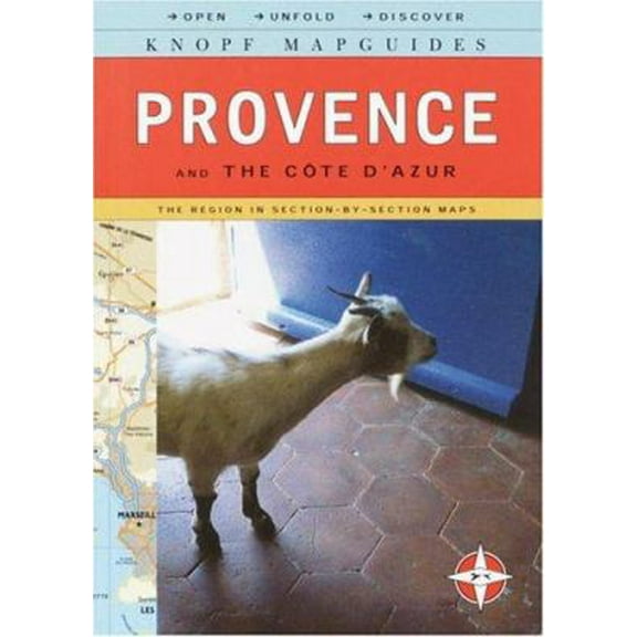 Pre-Owned Knopf Mapguide Provence and the Cote D'Azur by Knopf Guides (Paperback)