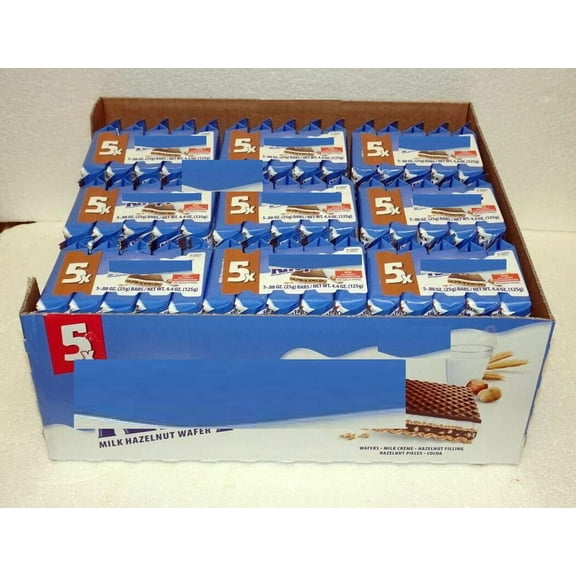 Knoppers Milk Hazelnut Wafer 18 Packs Big Case (90 x 0.88oz/25g)