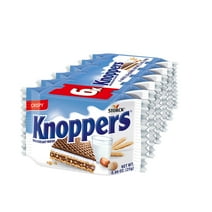Knoppers Milk Hazelnut Wafer Candy, 6 Piece, 5.3 oz