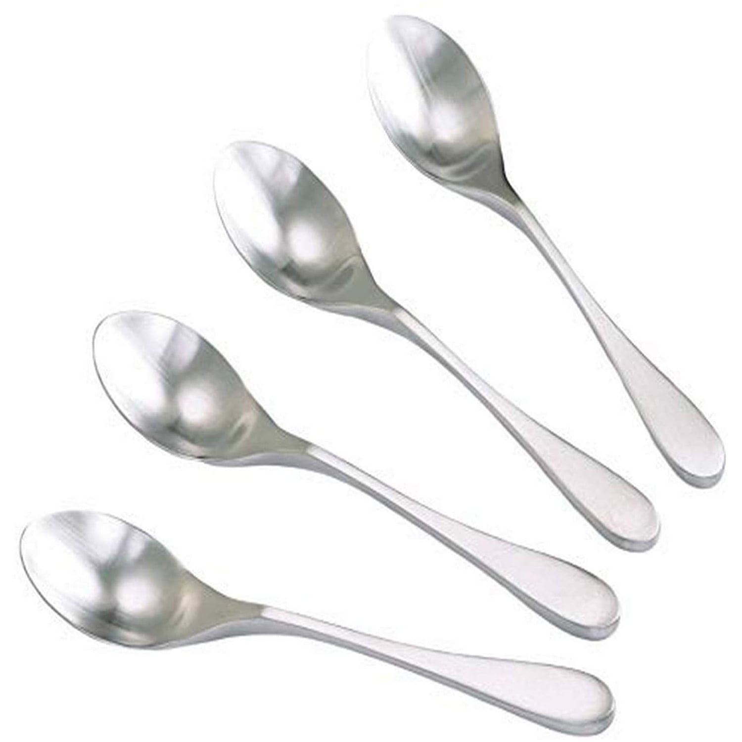 Knork Stainless Steel 4 Piece Modern Flatware Silverware Tablespoon Set