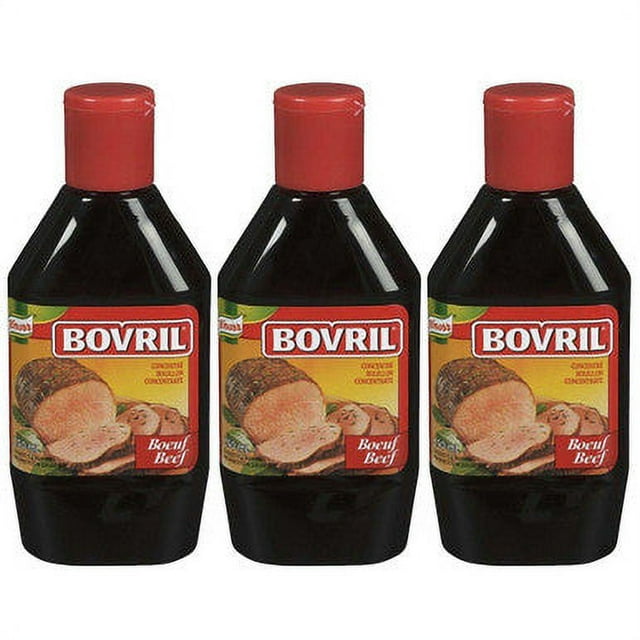 Knorr Bovril Beef Bouillon, 250ml/8.5 fl. oz., (3 Pack) {Imported from