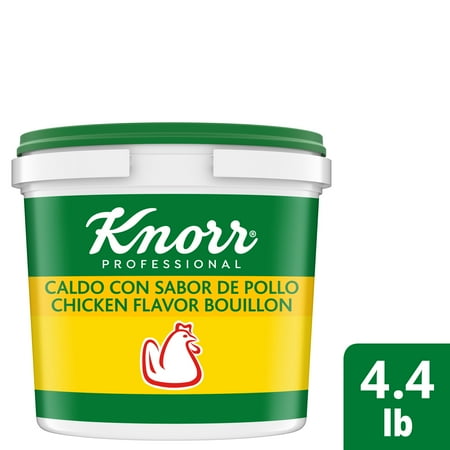 Knorr Professional Caldo de Pollo, Shelf Stable Chicken Flavor Granulated Bouillon, 4.4 pounds