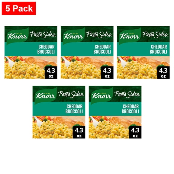 Knorr Cheddar Broccoli Fusilli Pasta Sides 4.3 oz - 5 Pack