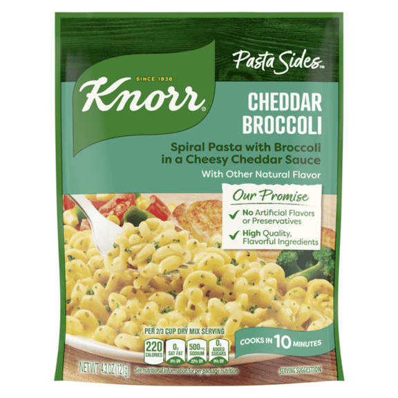 Knorr Cheddar Broccoli Fusilli Pasta Sides