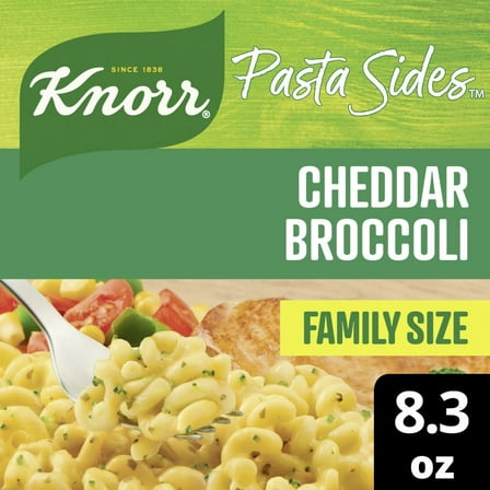 Knorr Cheddar Broccoli Pasta Sides Family Size 8.6 oz - Pack of 3
