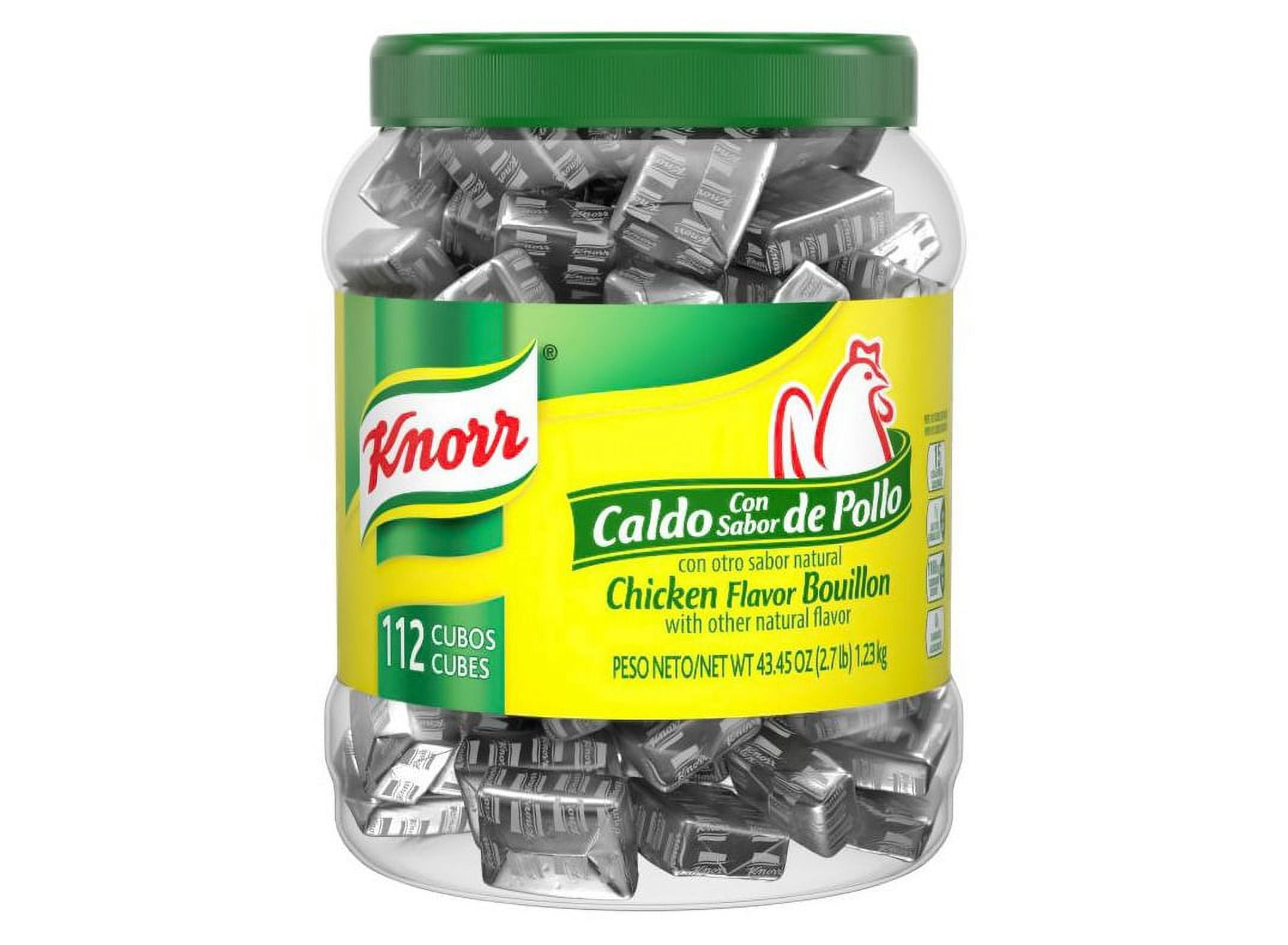 Knorr, Chicken Flavor Bouillon Cubes, 112 Count, Savory Flavor