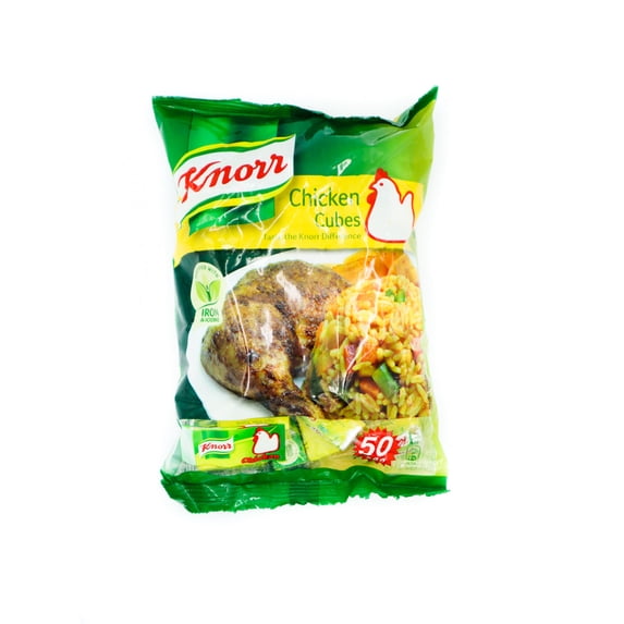 Knorr Chicken Flavor Seasoning Cube / Nigeria Knorr Cube (50countsx80g)