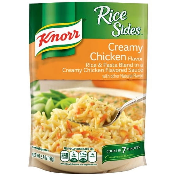 Knorr Creamy Chicken Rice Side Dish 5.7 oz (Pack of 2)