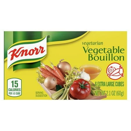 Knorr Cube Bouillon, Vegetable, 6 Cubes, 2.1 Oz