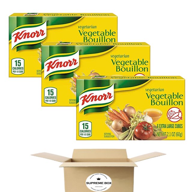 Knorr Cube Vegetable Bouillon Soup 2.1 oz including Tomato and Onion