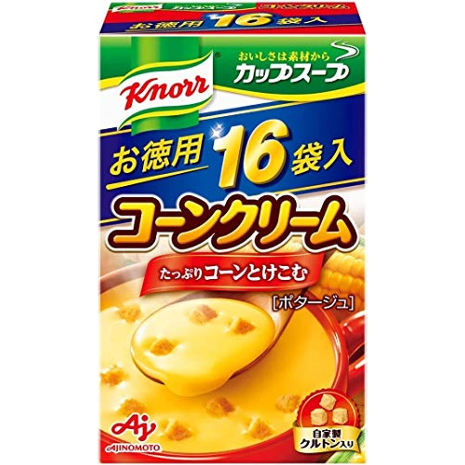 Knorr Cup Soup Corn Cream 16 Bags Japan Edition - Walmart.com