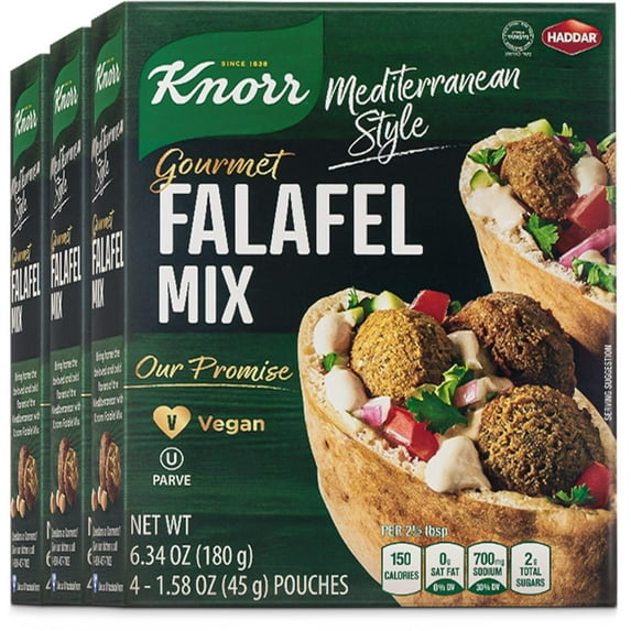 Knorr Falafel Mix Mediterranean Style 6.3oz 3 Pack
