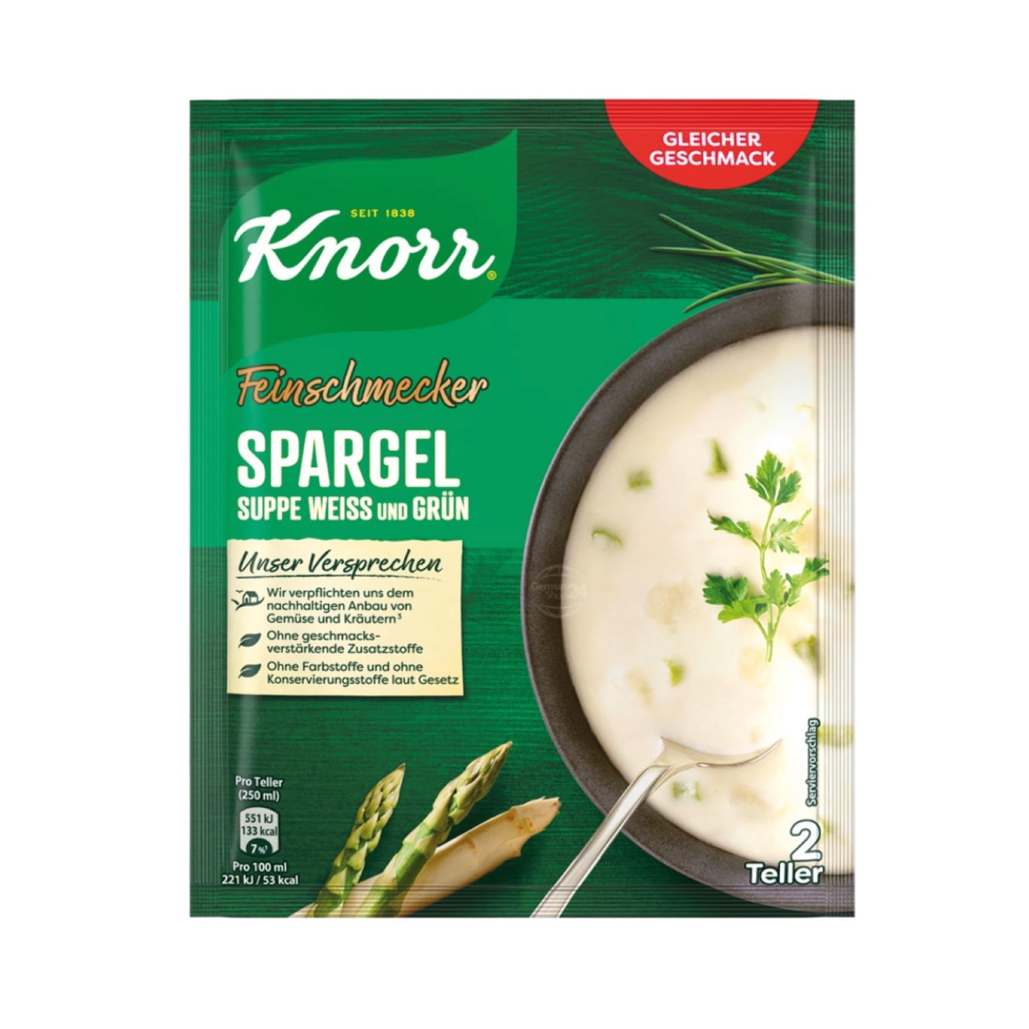 Knorr Feinschmecker Aspargus Cream Soup (Spargel Cremesuppe) - Walmart.com